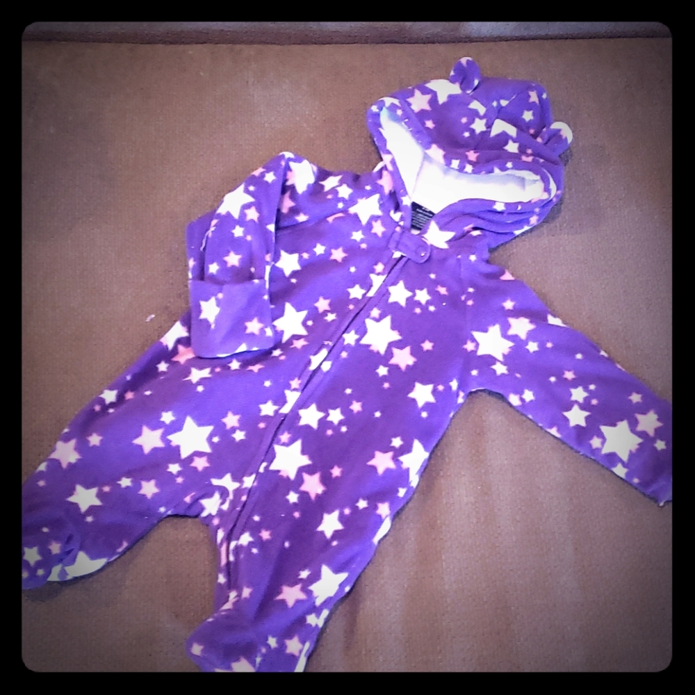 Baby fleece outdoor snow suit